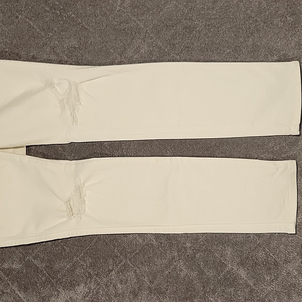 Frame Denim, "Le High Skinny" White Jeans - Picture 13 of 17